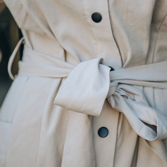 Gomez Pocketed Down Shirt Dress - Picture 5 of 7